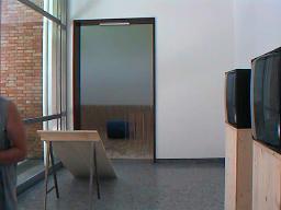 Roman Signer, Blaues Fass