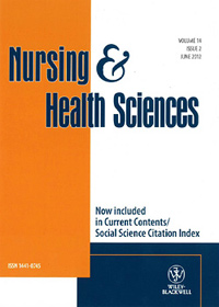 国際誌「Nursing and Health Sciences」