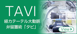 TAVI 経カテーテル大動脈弁留置術「タビ」