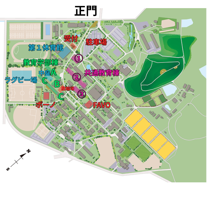 吉田キャンパスマップ